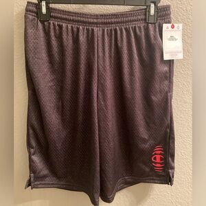 NWT men’s Champion gray mesh athletic shorts, size small